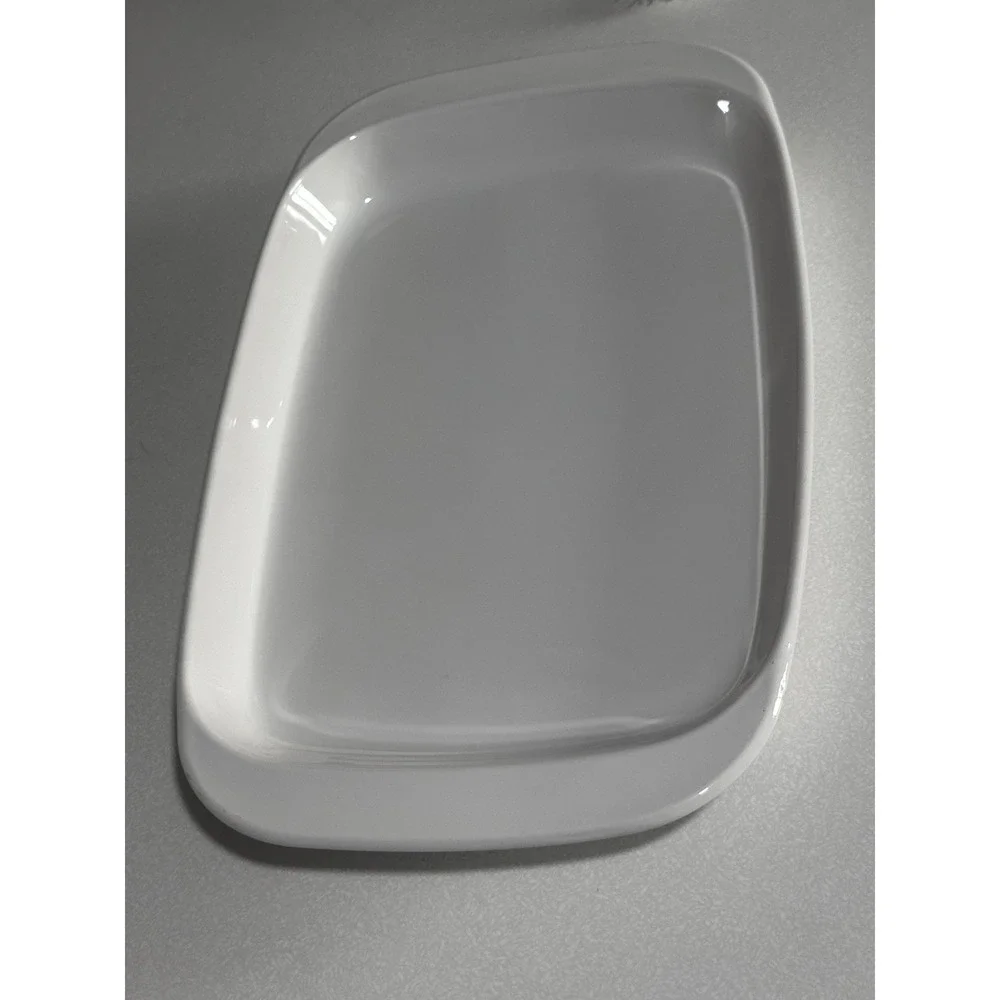 Corning Ware Microwave Browning Grill Rectangle Serving Plate MW-11  White USA